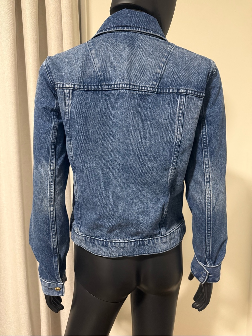 Michael Kors Medium Blue Denim Jean Jacket | Size Small | 100% Cotton - Picture 9 of 12